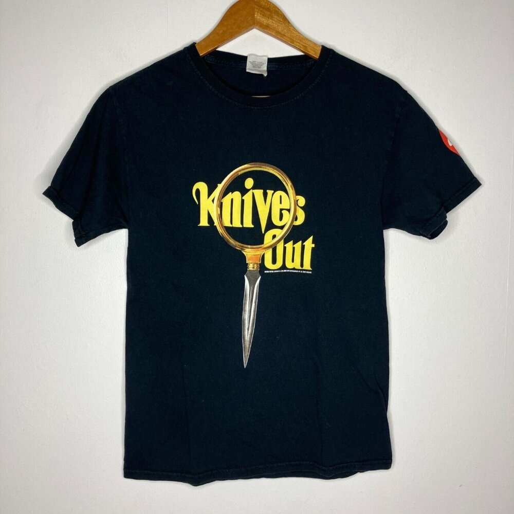 Knives Out Movie Promo T-Shirt Men's Small Black AMC